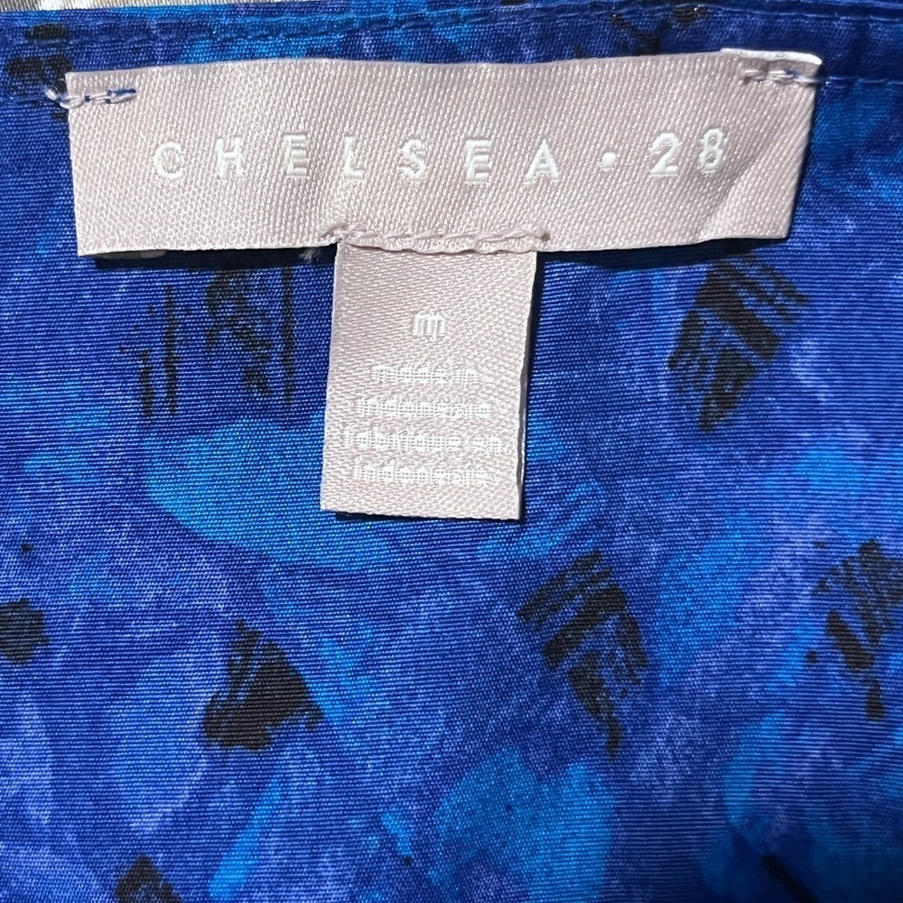 Chelsea28 womens Vibrant Blue mini dress medium - Picture 5 of 8